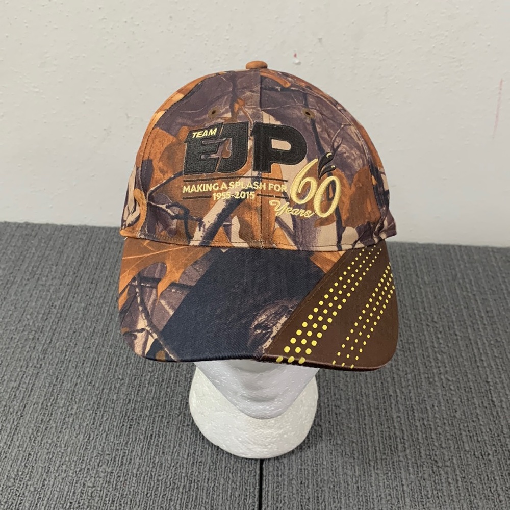 Team EJP 60 Years Baseball Hat Mens Adjustable Camo Strapback Cap Prime Line